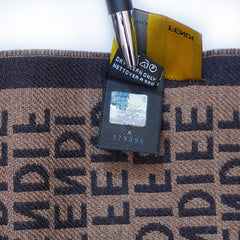 Wool Monogram Vintage Pre-Loved Scarf