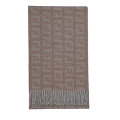 Fendi Authentic Wool FF Pattern Vintage Pre-Loved Scarf