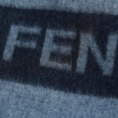 Fendi Authentic Wool Plain Vintage Pre-Loved Scarf