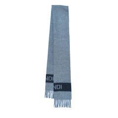Fendi Authentic Wool Plain Vintage Pre-Loved Scarf