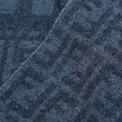 Fendi Authentic Wool FF Pattern Vintage Pre-Loved Scarf