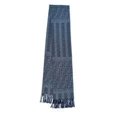 Fendi Authentic Wool FF Pattern Vintage Pre-Loved Scarf