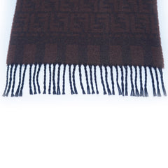 Fendi Authentic Wool FF Pattern Vintage Pre-Loved Scarf