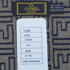 Fendi Authentic Wool FF Pattern Vintage Pre-Loved Scarf