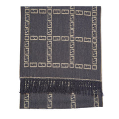 Fendi Authentic Wool FF Pattern Vintage Pre-Loved Scarf