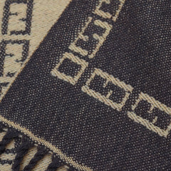Fendi Authentic Wool FF Pattern Vintage Pre-Loved Scarf