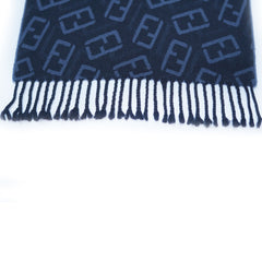 Fendi Authentic Wool FF Pattern Vintage Pre-Loved Scarf