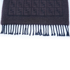Fendi Authentic Wool FF Pattern Vintage Pre-Loved Scarf
