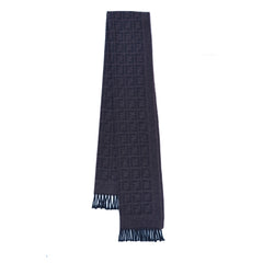 Fendi Authentic Wool FF Pattern Vintage Pre-Loved Scarf
