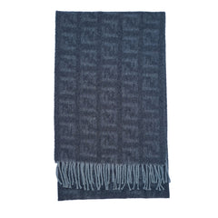 Fendi Authentic Wool FF Pattern Vintage Pre-Loved Scarf