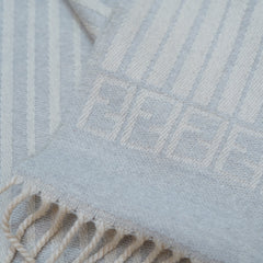 Fendi Authentic Wool FF Pattern Vintage Pre-Loved Scarf