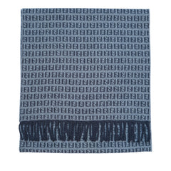 Fendi Authentic Wool FF Pattern Vintage Pre-Loved Scarf