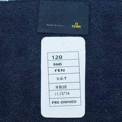 Wool FF Pattern Vintage Pre-Loved Scarf