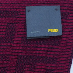 Wool FF Pattern Vintage Pre-Loved Scarf