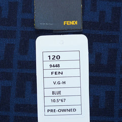 Wool FF Pattern Vintage Pre-Loved Scarf