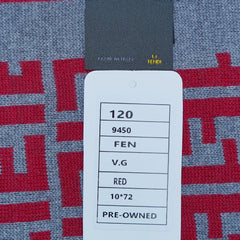 Wool FF Pattern Vintage Pre-Loved Scarf