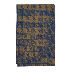 Wool FF Pattern Vintage Pre-Loved Scarf