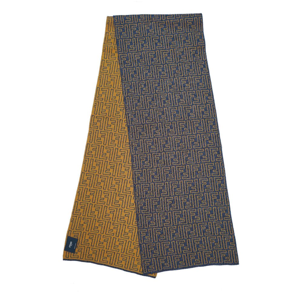 Wool FF Pattern Vintage Pre-Loved Scarf