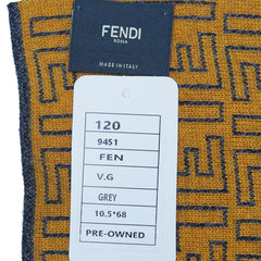 Wool FF Pattern Vintage Pre-Loved Scarf