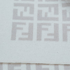 Fendi Authentic Wool FF Pattern Vintage Pre-Loved Scarf