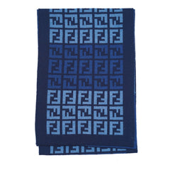 Fendi Authentic Wool FF Pattern Vintage Pre-Loved Scarf