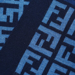 Fendi Authentic Wool FF Pattern Vintage Pre-Loved Scarf