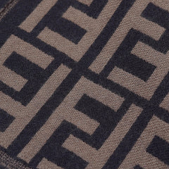 Fendi Authentic Wool FF Pattern Vintage Pre-Loved Scarf