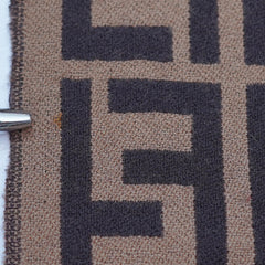Fendi Authentic Wool FF Pattern Vintage Pre-Loved Scarf