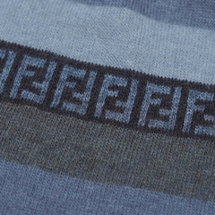 Fendi Authentic Wool FF Pattern Vintage Pre-Loved Scarf