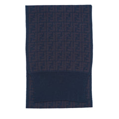 Fendi Authentic Wool FF Pattern Vintage Pre-Loved Scarf