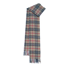 Cashmere/Wool Plaid Print Vintage Pre-Loved Scarf