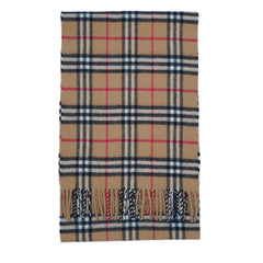 Lambswool Plaid Print Vintage Pre-Loved Scarf
