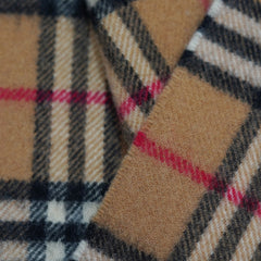 Lambswool Plaid Print Vintage Pre-Loved Scarf