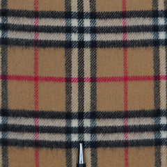 Lambswool Plaid Print Vintage Pre-Loved Scarf