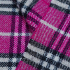Lambswool Plaid Print Vintage Pre-Loved Scarf