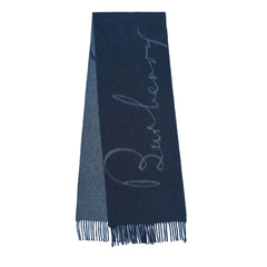 Cashmere Monogram Print Vintage Pre-Loved Scarf