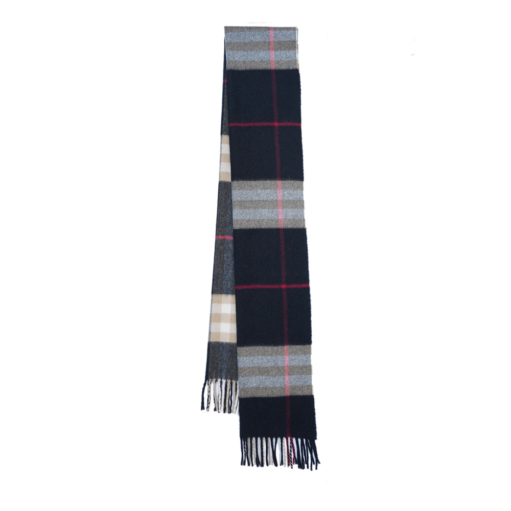 Cashmere Plaid Print Vintage Pre-Loved Scarf