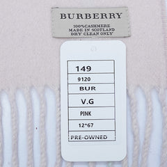 Cashmere Plaid Print Vintage Pre-Loved Scarf