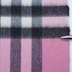 Cashmere Plaid Print Vintage Pre-Loved Scarf