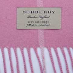 Cashmere Plaid Print Vintage Pre-Loved Scarf