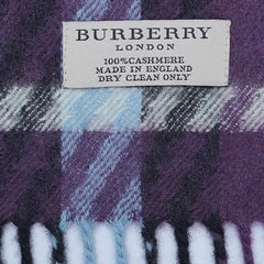 Cashmere Plaid Print Vintage Pre-Loved Scarf