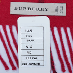 Cashmere Plaid Print Vintage Pre-Loved Scarf