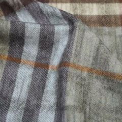 Cashmere Plaid Print Vintage Pre-Loved Scarf