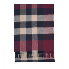 Cashmere Plaid Print Vintage Pre-Loved Scarf