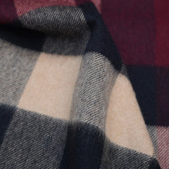 Cashmere Plaid Print Vintage Pre-Loved Scarf