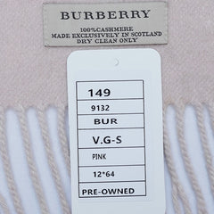 Cashmere Plaid Print Vintage Pre-Loved Scarf