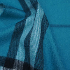 Cashmere Plaid Print Vintage Pre-Loved Scarf