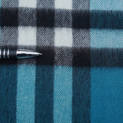 Cashmere Plaid Print Vintage Pre-Loved Scarf