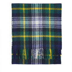 Cashmere Plaid Print Vintage Pre-Loved Scarf