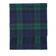 Cashmere Plaid Print Vintage Pre-Loved Scarf